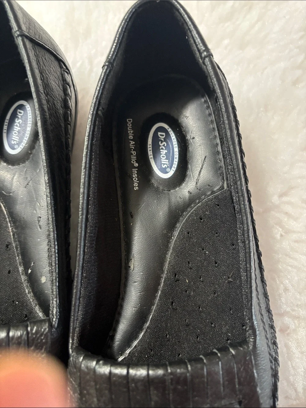 Dr. Scholl's Black Tassel Kiltie Loafers